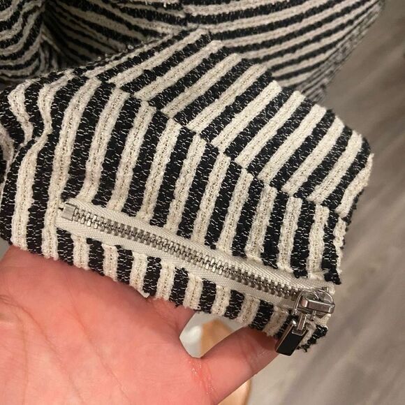 H&M striped tweed blazer jacket - Picture 6 of 7